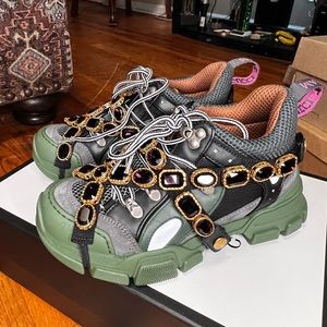 Brand New ‼️‼️‼️ Flashtrek Chunky Leather Sneakers Athletic